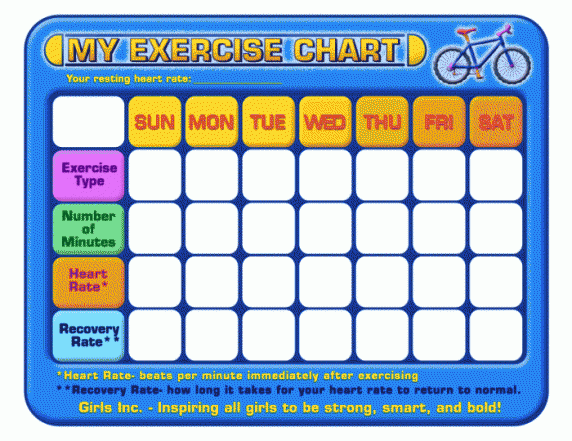 Daily Exercise Chart